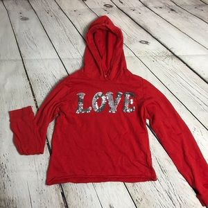 On Fire Love Sequin Hoodie